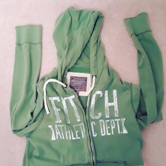 ABERCROMBIE & FITCH CRACKED HOODIE -MEDIUM - Picture 6 of 6